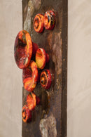 Ruscha Keramik <br>Fat Lava <br>セラミック ウォールアート <br>West Germany <br>bob's box