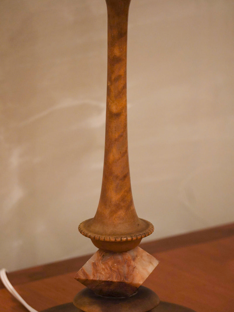 Wood Table Lamp Vintage<br> bob's box