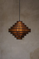 Holm Sørensen & Co社 , Svend Aage Holm Sørensen<br>カッパー ペンダントランプ<br>1970's , Denmark<br>bob's box - ヴィンテージ SHARK ATTACK