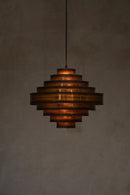 Holm Sørensen & Co社 , Svend Aage Holm Sørensen<br>カッパー ペンダントランプ<br>1970's , Denmark<br>bob's box - ヴィンテージ SHARK ATTACK