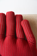 PORTRAIT LAB <br>Fabric object "Hand"S size Red stripe <br>reload店 - ヴィンテージ SHARK ATTACK