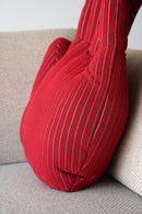 PORTRAIT LAB <br>Fabric object "Hand"S size Red stripe <br>reload店 - ヴィンテージ SHARK ATTACK