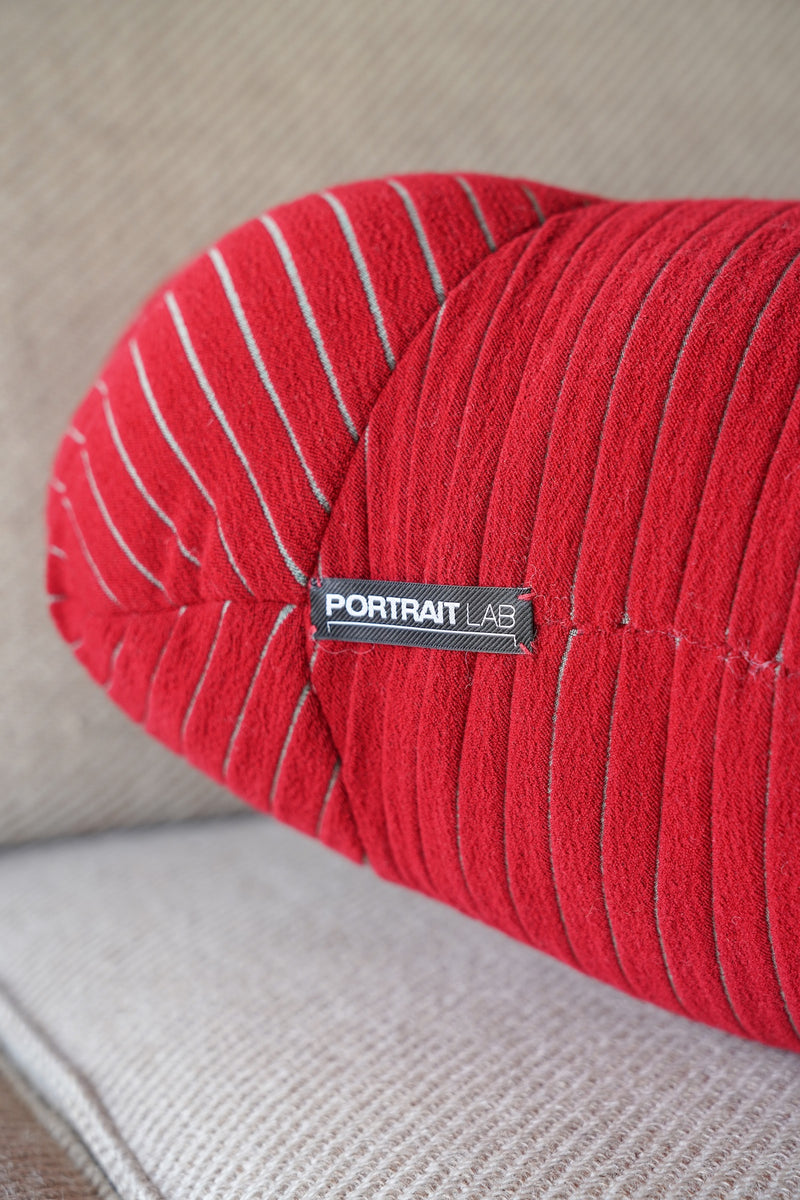 PORTRAIT LAB <br>Fabric object "Hand"S size Red stripe <br>reload店 - ヴィンテージ SHARK ATTACK