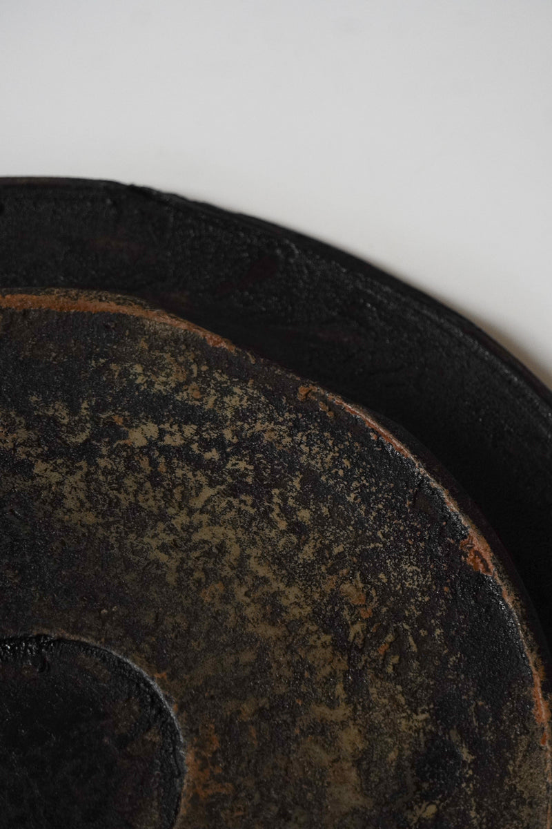 荒川蓮太郎<br>盆皿 9寸<br>bob's box - ヴィンテージ SHARK ATTACK