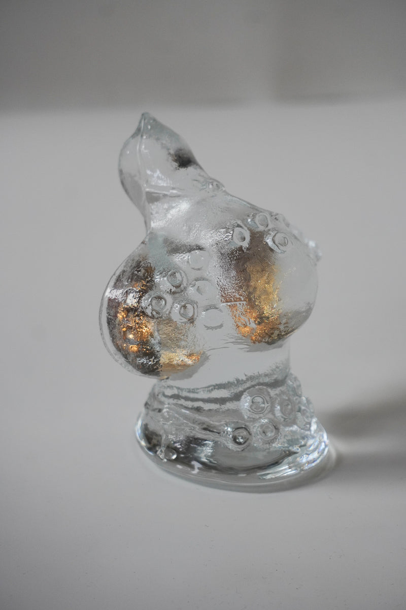 Kosta Boda<br>アニマルオブジェ　<br>Sweden <br>bob's box - ヴィンテージ SHARK ATTACK