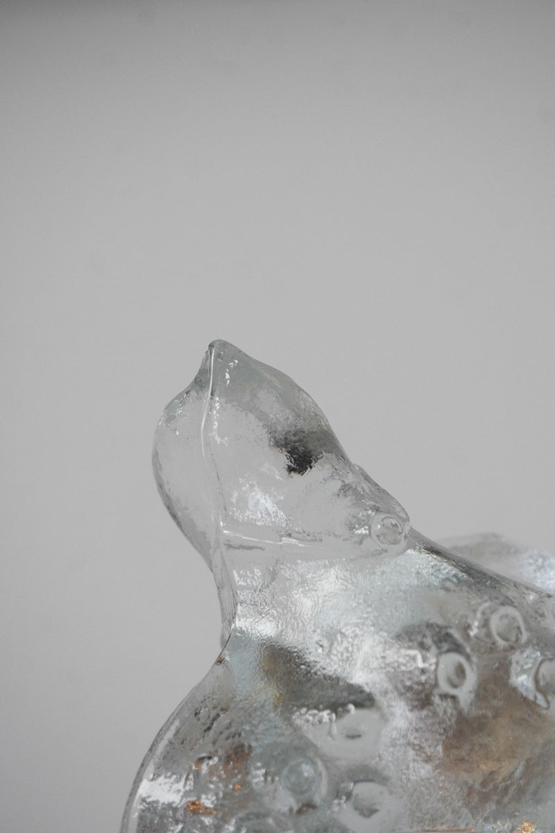 Kosta Boda<br>アニマルオブジェ　<br>Sweden <br>bob's box - ヴィンテージ SHARK ATTACK