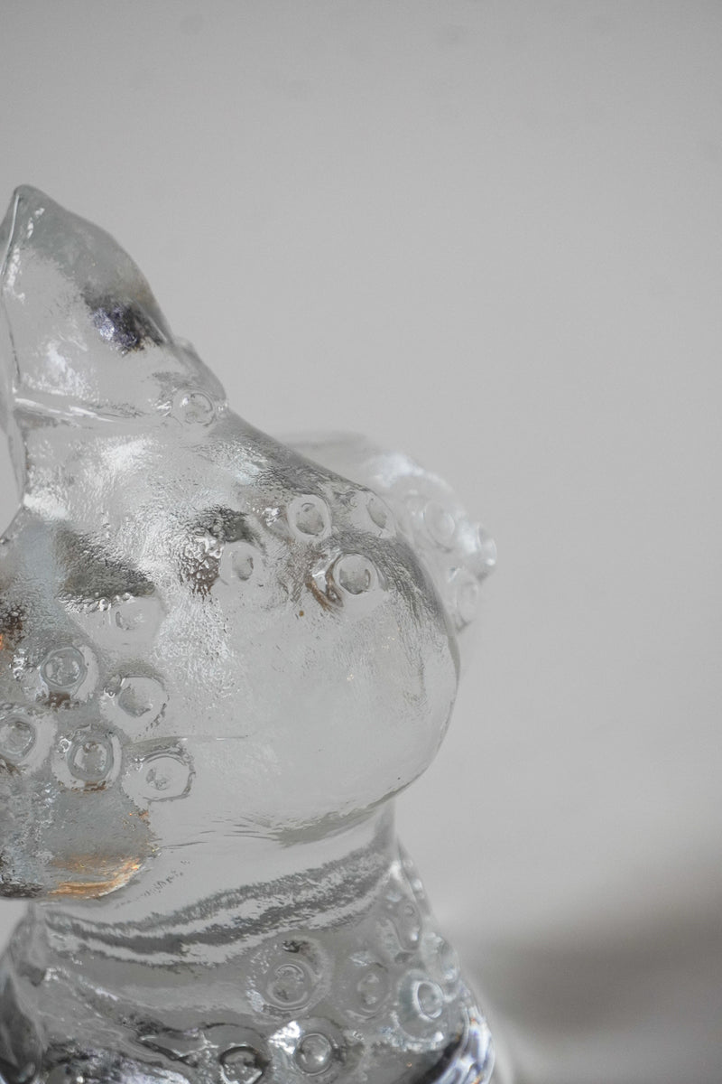 Kosta Boda<br>アニマルオブジェ　<br>Sweden <br>bob's box - ヴィンテージ SHARK ATTACK