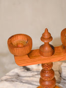 myrtle wood plate<br> vintage yamato store