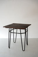 ウッド×アイアン サイドテーブル/ワークテーブル<br>ヴィンテージ<br>大和店 - ヴィンテージ SHARK ATTACK