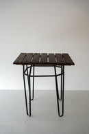 ウッド×アイアン サイドテーブル/ワークテーブル<br>ヴィンテージ<br>大和店 - ヴィンテージ SHARK ATTACK