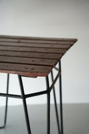 ウッド×アイアン サイドテーブル/ワークテーブル<br>ヴィンテージ<br>大和店 - ヴィンテージ SHARK ATTACK