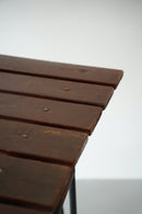 ウッド×アイアン サイドテーブル/ワークテーブル<br>ヴィンテージ<br>大和店 - ヴィンテージ SHARK ATTACK