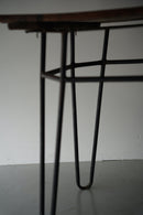 ウッド×アイアン サイドテーブル/ワークテーブル<br>ヴィンテージ<br>大和店 - ヴィンテージ SHARK ATTACK