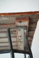 ウッド×アイアン サイドテーブル/ワークテーブル<br>ヴィンテージ<br>大和店 - ヴィンテージ SHARK ATTACK