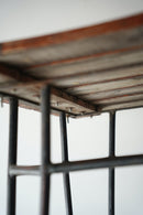 ウッド×アイアン サイドテーブル/ワークテーブル<br>ヴィンテージ<br>大和店 - ヴィンテージ SHARK ATTACK