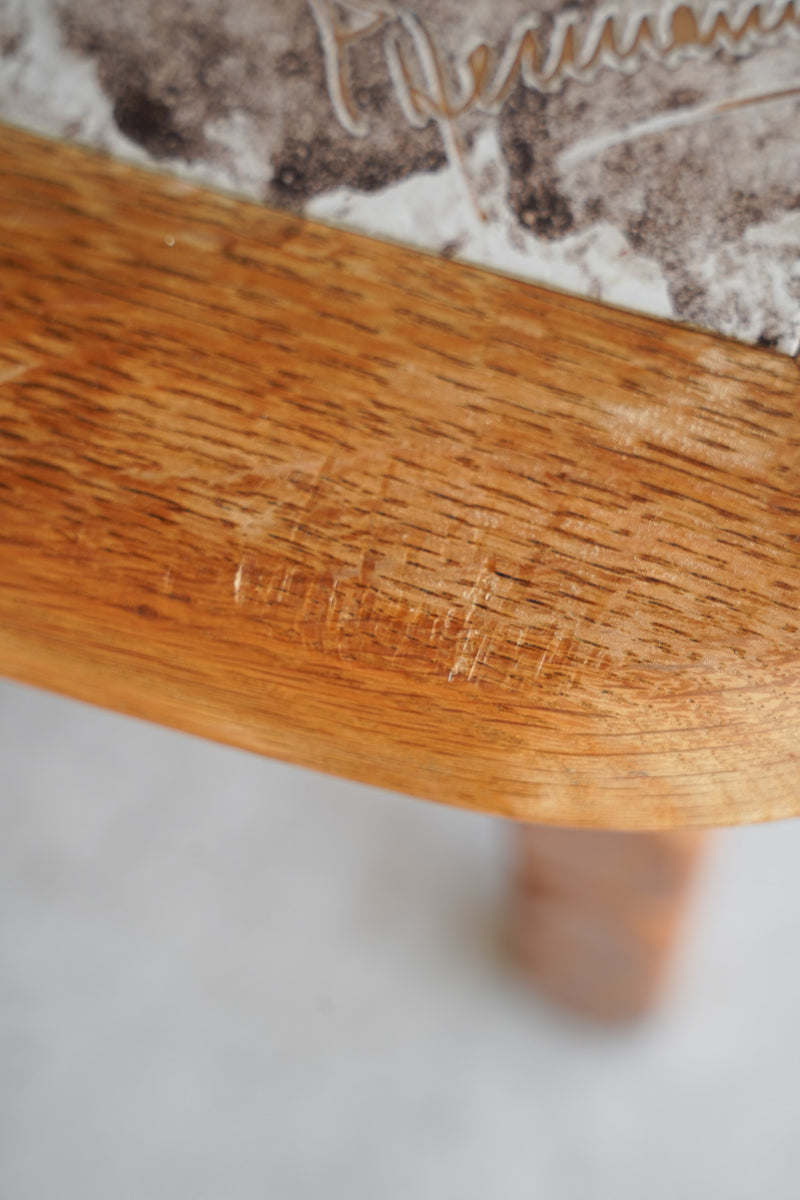 タイルトップ コーヒーテーブル <br>reload店 - ヴィンテージ SHARK ATTACK