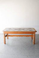 タイルトップ コーヒーテーブル <br>reload店 - ヴィンテージ SHARK ATTACK