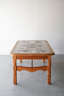 タイルトップ コーヒーテーブル <br>reload店 - ヴィンテージ SHARK ATTACK