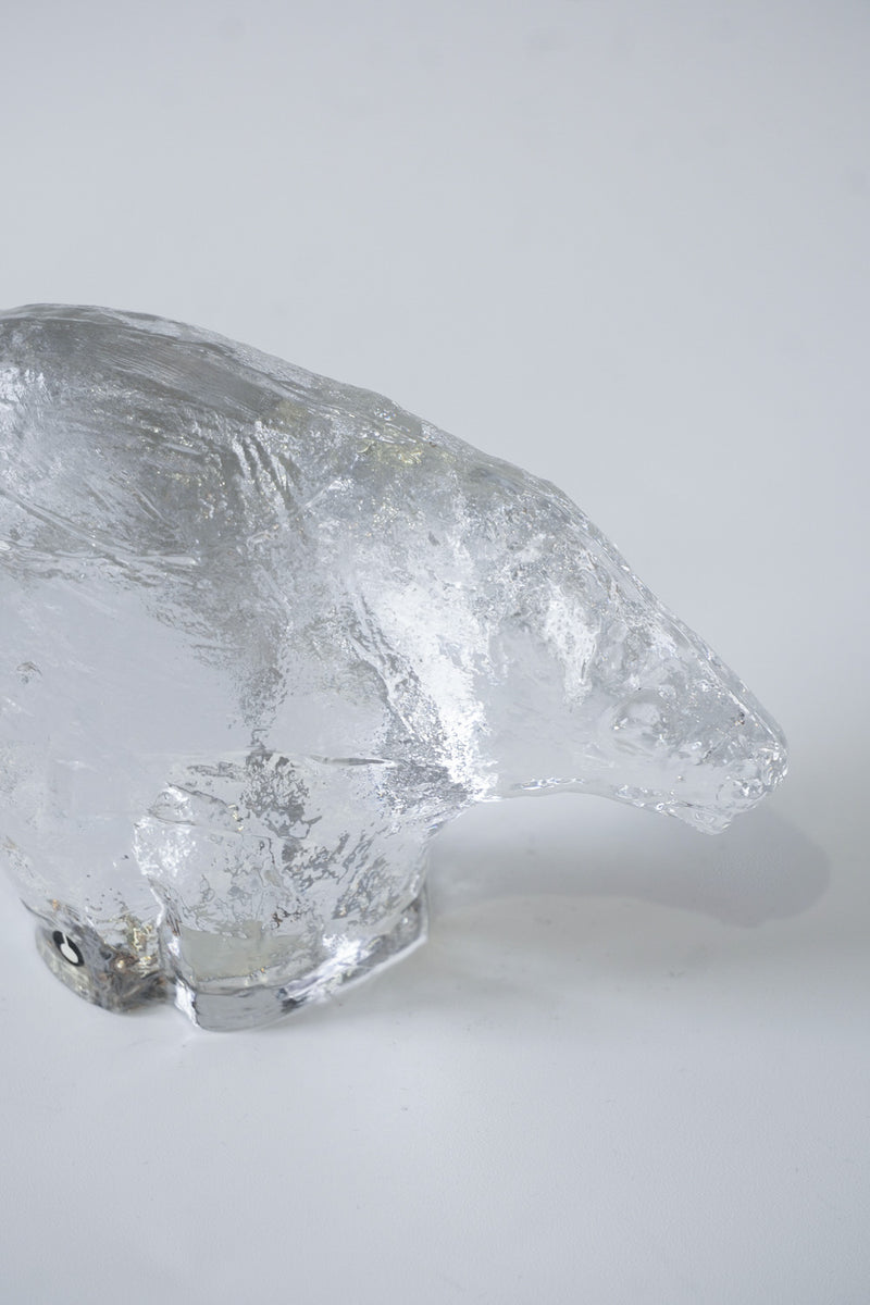 Pukeberg社<br>シロクマ オブジェ <br>Sweden<br>cerote antiques - ヴィンテージ SHARK ATTACK