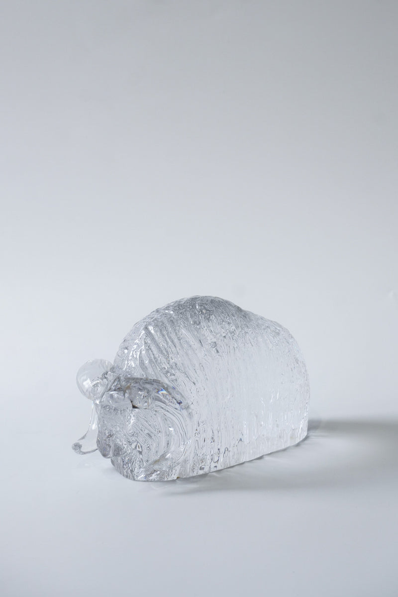 Kosta Boda社<br>バイソンオブジェ (L)　<br>Sweden <br>cerote antiques - ヴィンテージ SHARK ATTACK