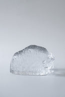 Kosta Boda社<br>バイソンオブジェ (L)　<br>Sweden <br>cerote antiques - ヴィンテージ SHARK ATTACK