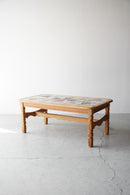 タイルトップ コーヒーテーブル <br>reload店 - ヴィンテージ SHARK ATTACK