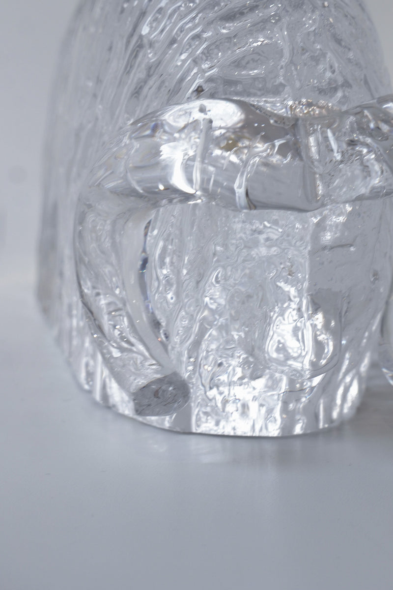 Kosta Boda社<br>バイソンオブジェ (L)　<br>Sweden <br>cerote antiques - ヴィンテージ SHARK ATTACK