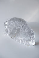 Kosta Boda社<br>バイソンオブジェ (L)　<br>Sweden <br>cerote antiques - ヴィンテージ SHARK ATTACK