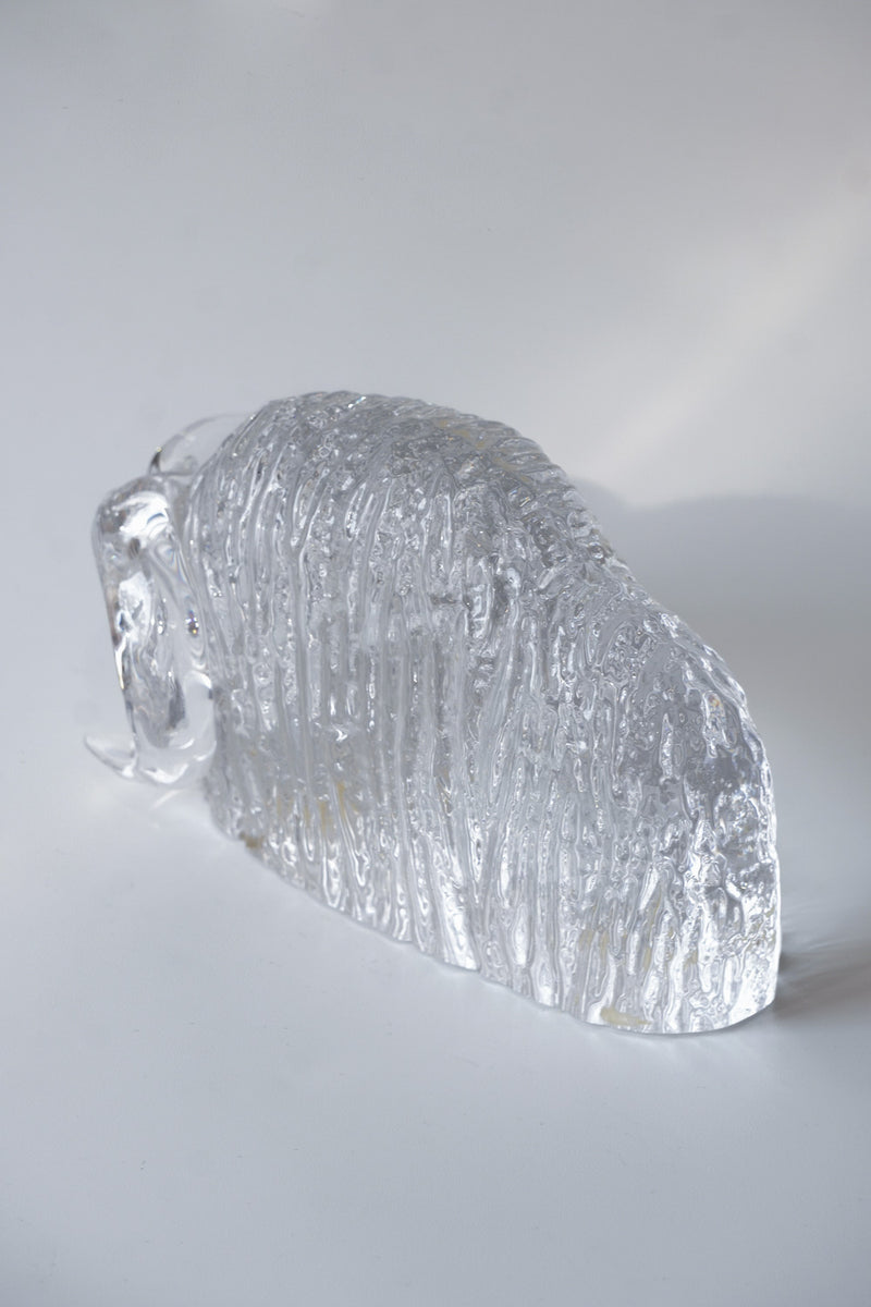 Kosta Boda社<br>バイソンオブジェ (L)　<br>Sweden <br>cerote antiques - ヴィンテージ SHARK ATTACK