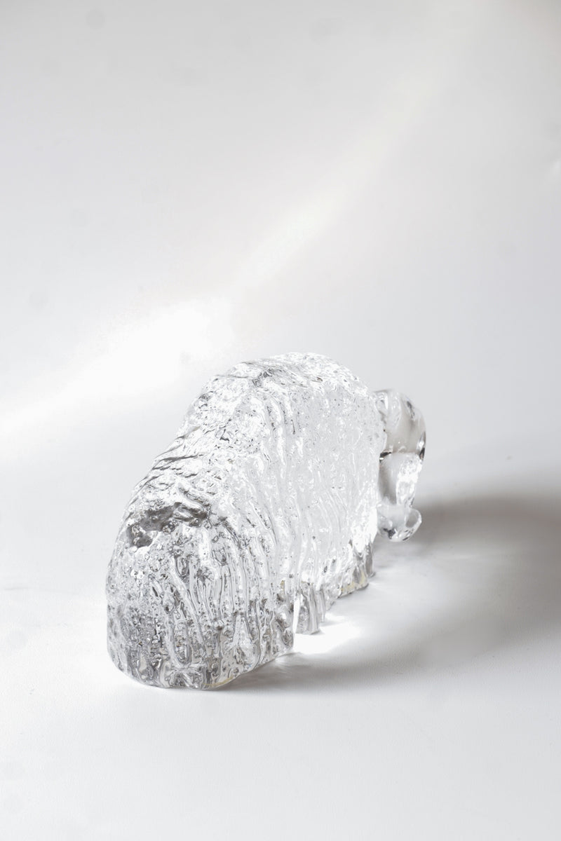 Kosta Boda社<br>バイソンオブジェ (S)<br>Sweden <br>cerote antiques - ヴィンテージ SHARK ATTACK