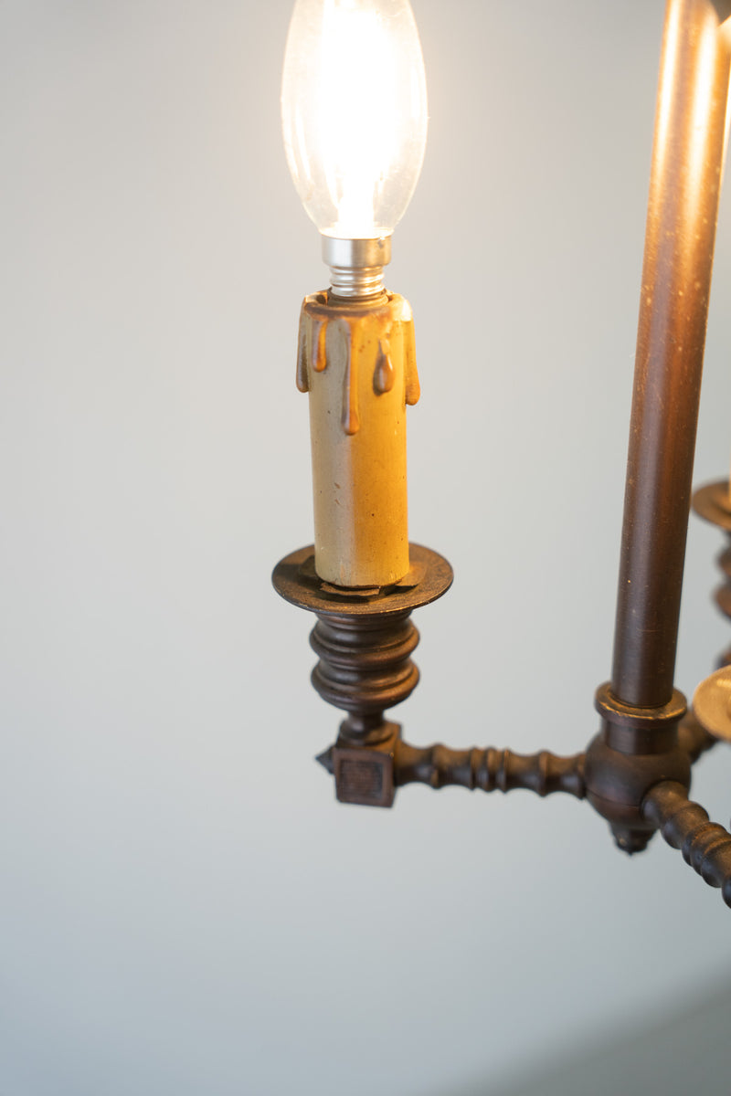 3-light iron pendant lamp vintage Yamato store