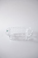 Orrefors社 <br>クリスタル ガラストレイ<br>cerote antiques - ヴィンテージ SHARK ATTACK