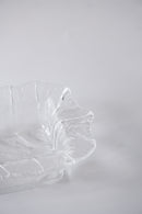 Orrefors社 <br>クリスタル ガラストレイ<br>cerote antiques - ヴィンテージ SHARK ATTACK