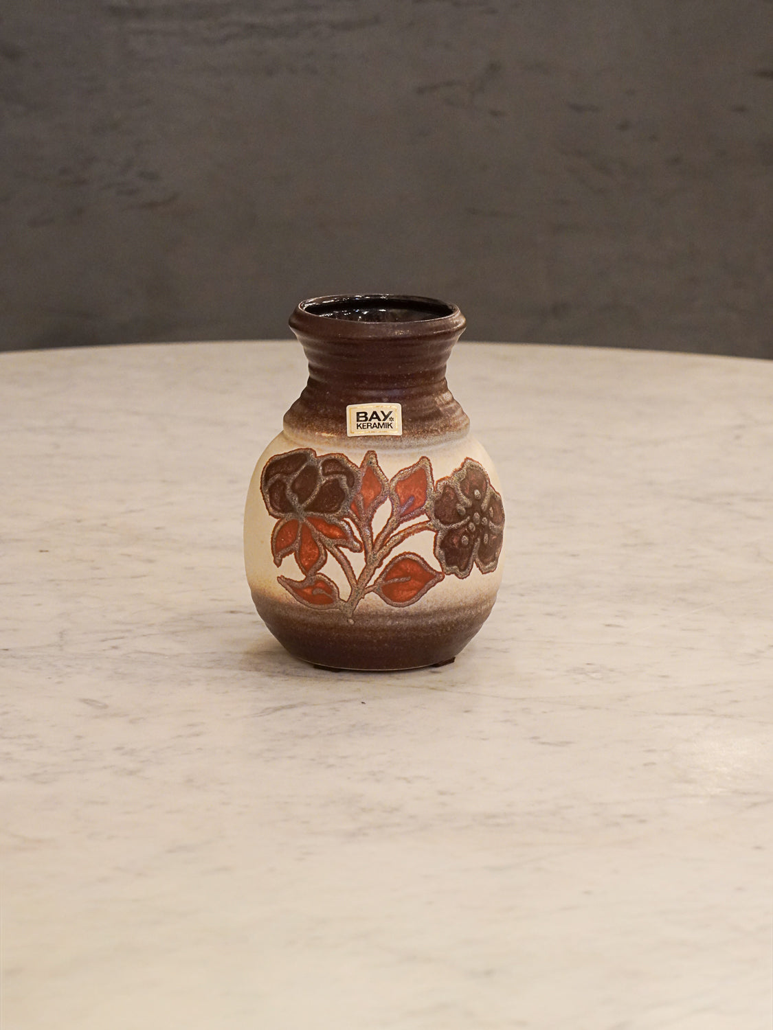 Bay Keramik 630-17 - Fat Lava - セラミックフラワーベース - West Germany - cerote antiques