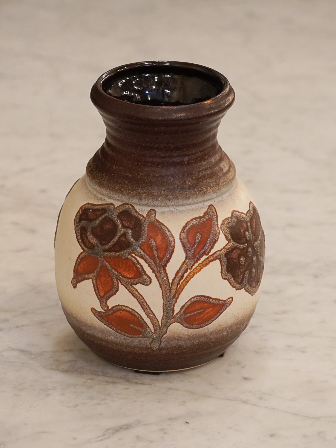 Bay Keramik 630-17 - Fat Lava - セラミックフラワーベース - West Germany - cerote antiques