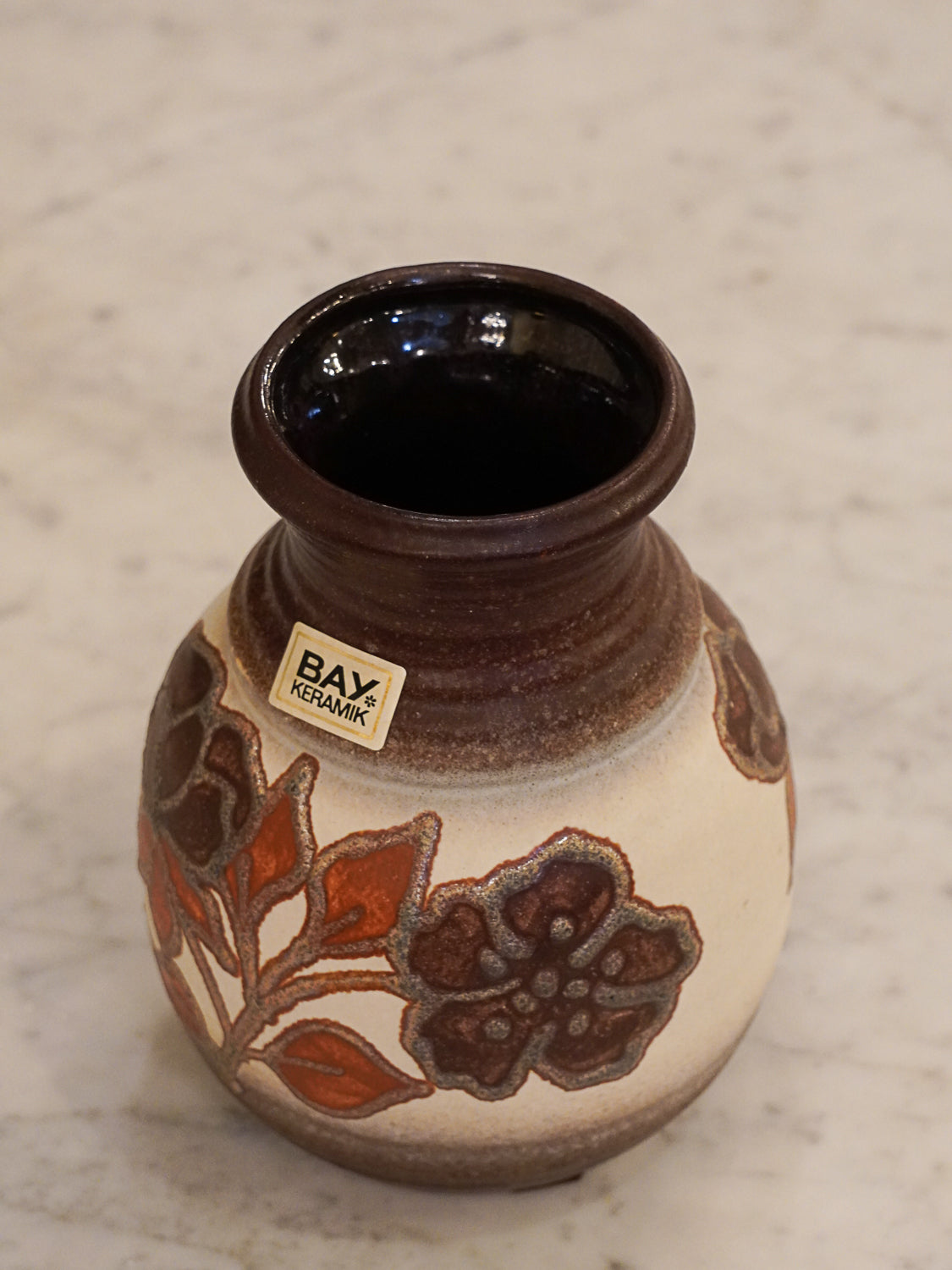 Bay Keramik 630-17 - Fat Lava - セラミックフラワーベース - West Germany - cerote antiques