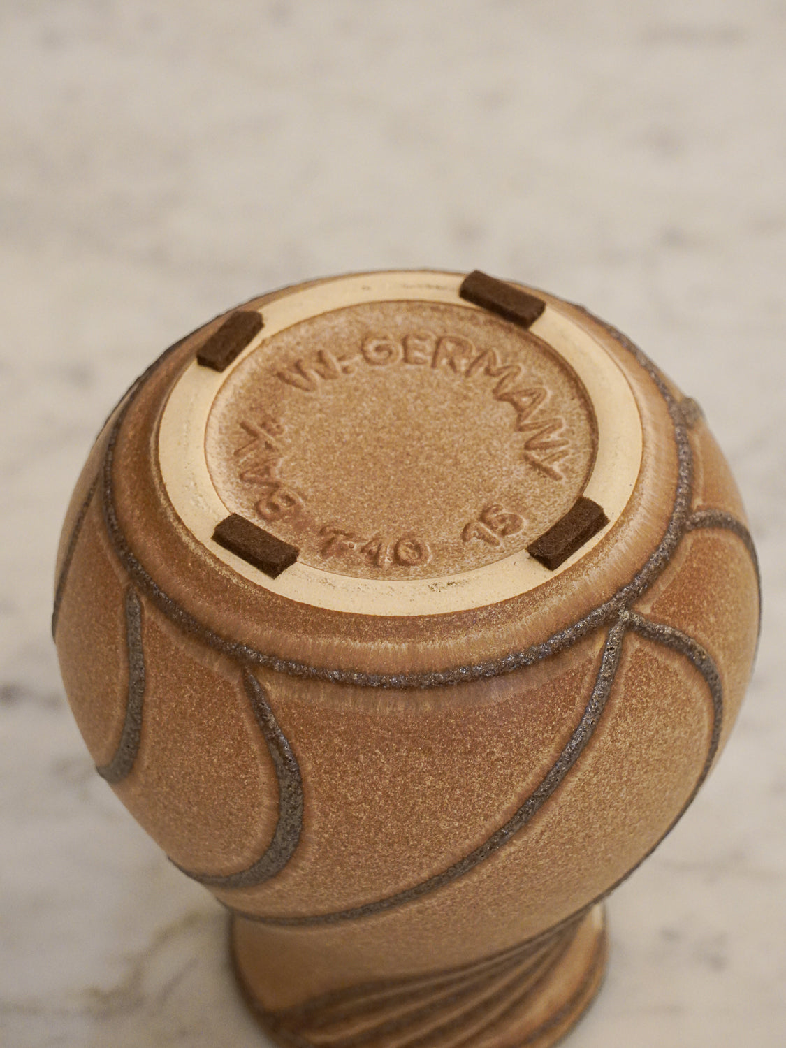 Bay Keramik 740-15 - セラミックフラワーベース - West Germany - cerote antiques
