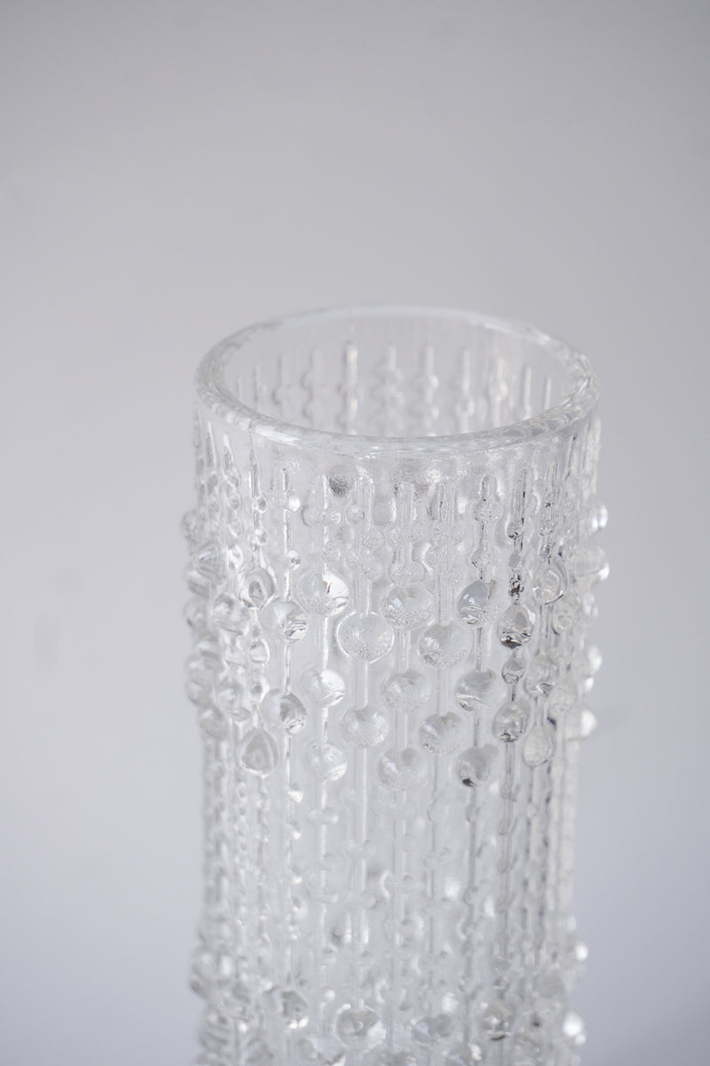 František Pečený<br>ガラス フラワーベース <br>1960's , Czech<br>bob's box - ヴィンテージ SHARK ATTACK