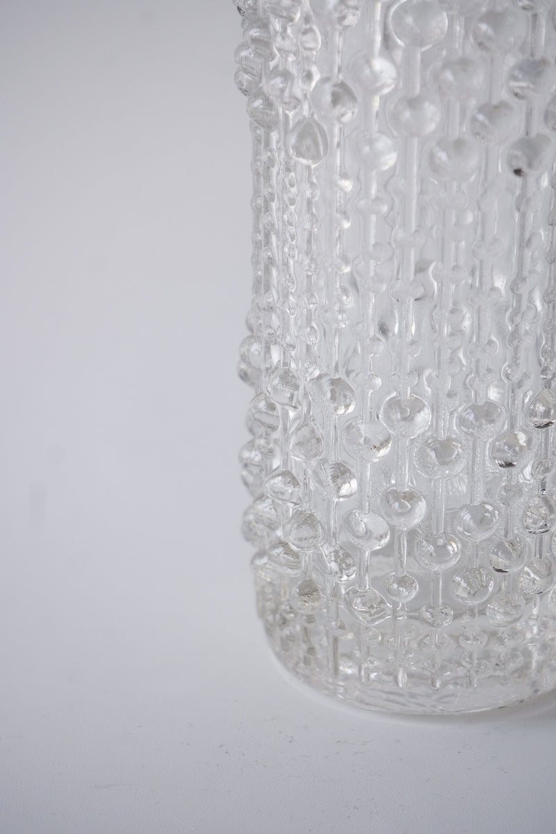 František Pečený<br>ガラス フラワーベース <br>1960's , Czech<br>bob's box - ヴィンテージ SHARK ATTACK