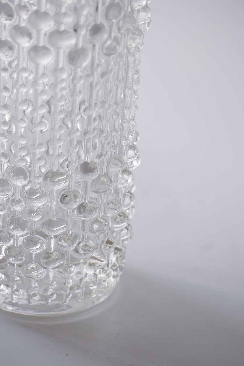 František Pečený<br>ガラス フラワーベース <br>1960's , Czech<br>bob's box - ヴィンテージ SHARK ATTACK