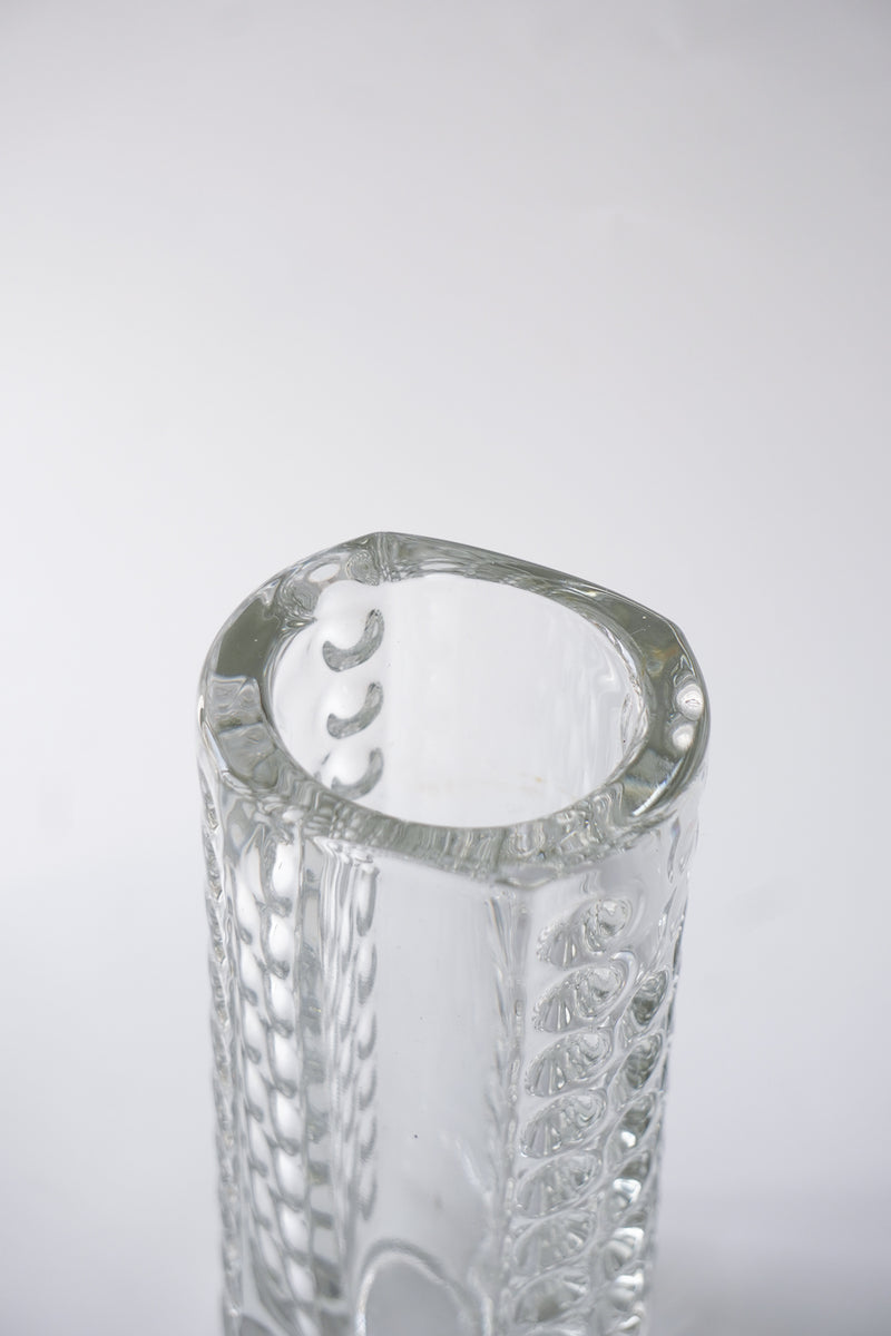 Rudolf Jurnikl<br>ガラス フラワーベース <br>Czech<br>bob's box - ヴィンテージ SHARK ATTACK