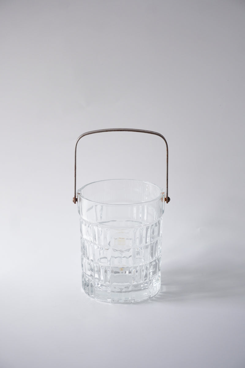 カットガラス アイスペール <br>cerote antiques - ヴィンテージ SHARK ATTACK