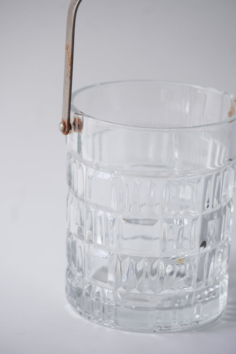 カットガラス アイスペール <br>cerote antiques - ヴィンテージ SHARK ATTACK