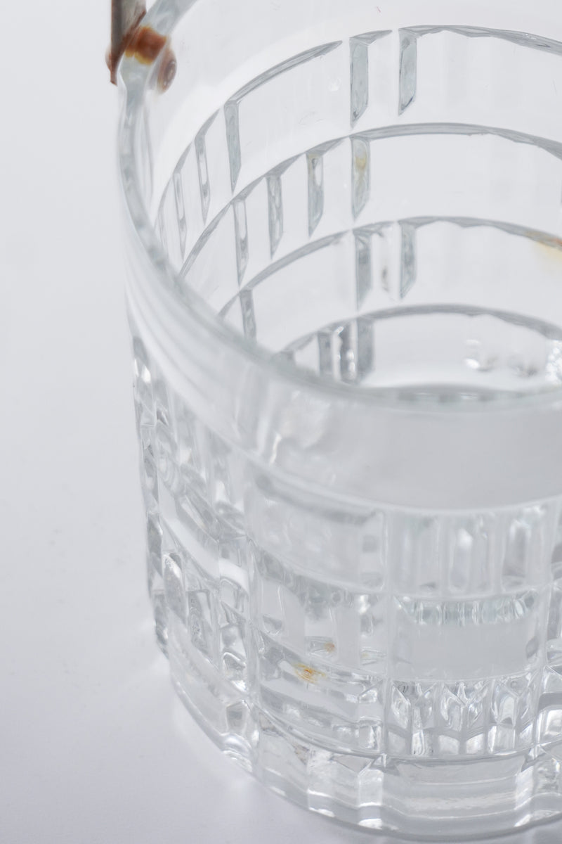 カットガラス アイスペール <br>cerote antiques - ヴィンテージ SHARK ATTACK