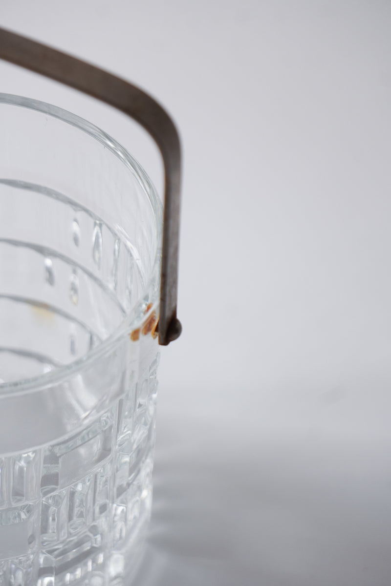 カットガラス アイスペール <br>cerote antiques - ヴィンテージ SHARK ATTACK