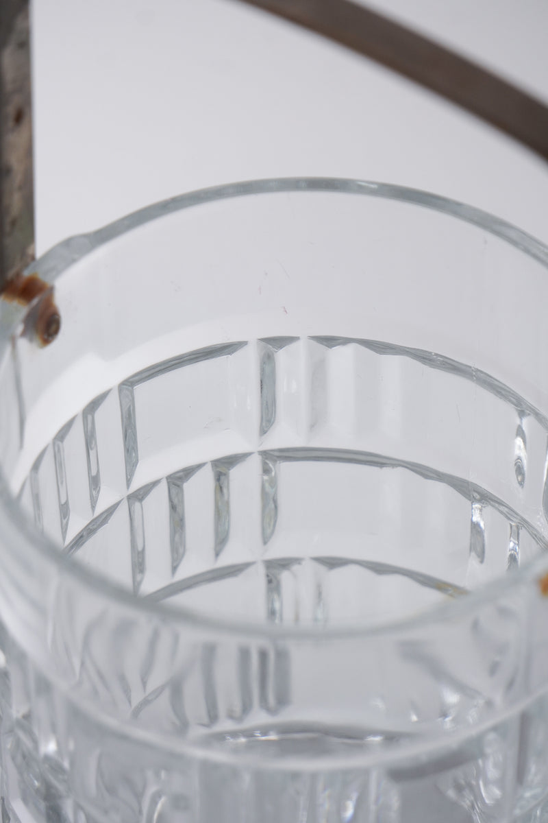 カットガラス アイスペール <br>cerote antiques - ヴィンテージ SHARK ATTACK