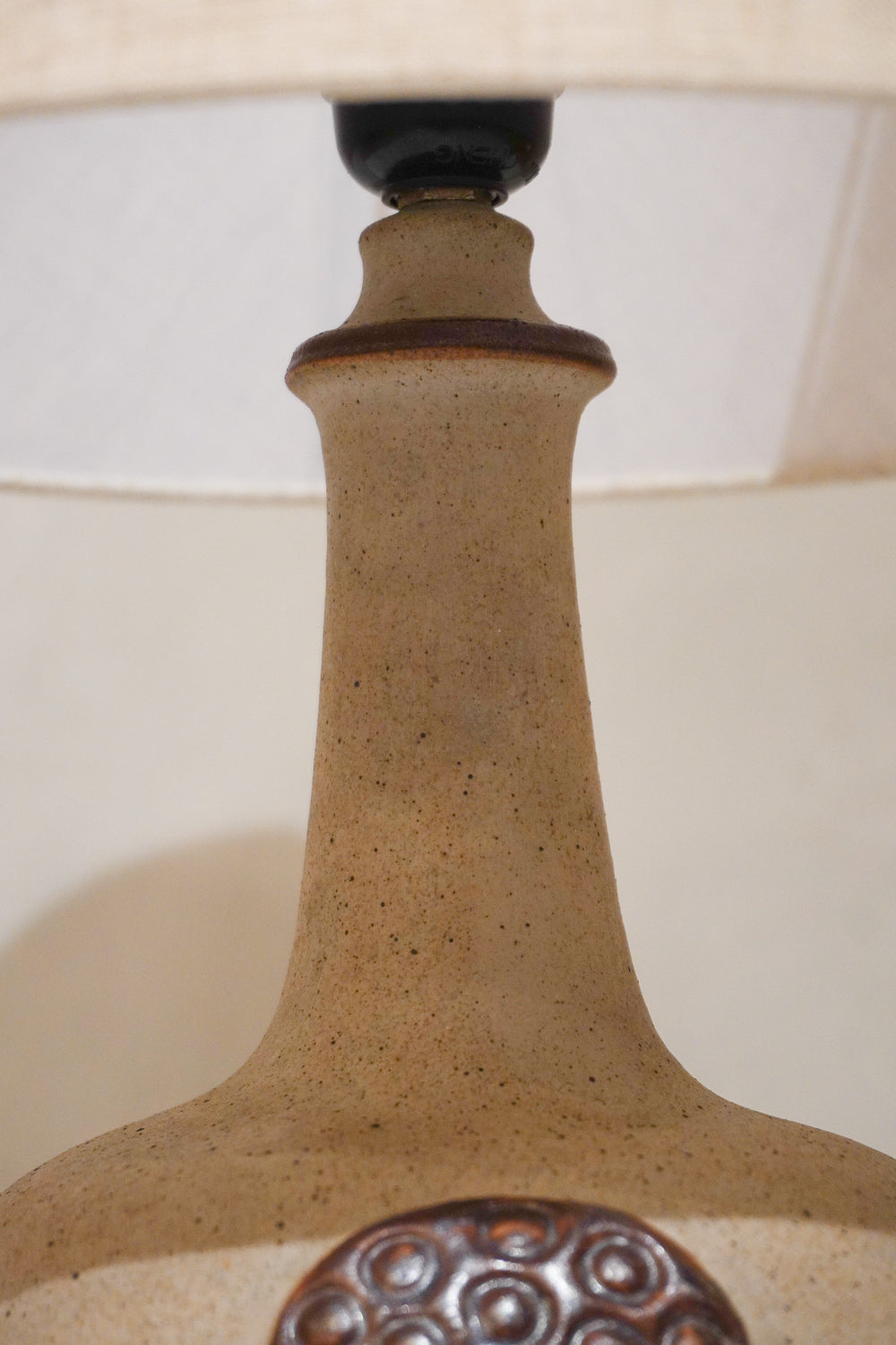 70's Knabstrup社製 セラミックテーブルランプ<br>Cerote antiques - ヴィンテージ SHARK ATTACK