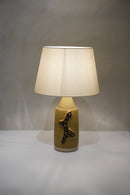 レリーフセラミックテーブルランプ <br>ヴィンテージ <br>cerote antiques - ヴィンテージ SHARK ATTACK