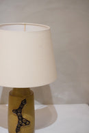 レリーフセラミックテーブルランプ <br>ヴィンテージ <br>cerote antiques - ヴィンテージ SHARK ATTACK