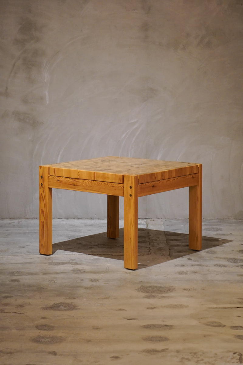 Wooden Mosaic Work Coffee Table <br>大阪店 - ヴィンテージ SHARK ATTACK